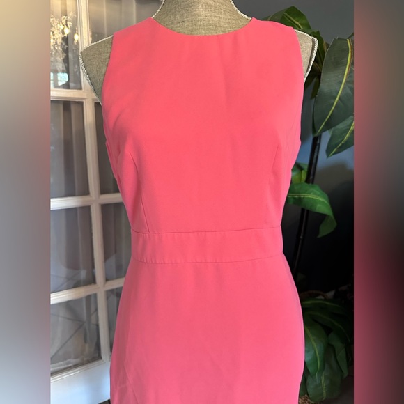 Women J.Crew Midi, Pink Sheath/Pencil dress. - Picture 3 of 9